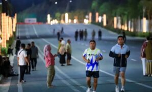 Geliat Malam Minggu Warga di IKN Bergaya Kota Modern