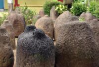 Modus Cek Pohon Durian, Sepasang Batu Kuno Era Medang di Jember Digondol Maling