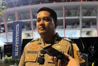 Polda Metro Jaya Kawal 120 Suporter Malaysia Pakai 4 Bus Brimob Menuju Penginapan