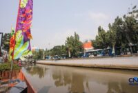 Potret Anyar Kali Ciliwung Pasar Baru: Makin Asri Mirip Saluran Air Eropa
