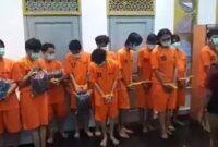 Bawa Molotov dan Positif Narkoba, 12 Oknum Perusuh Demo Alun-Alun Tugu Malang Diringkus Polisi