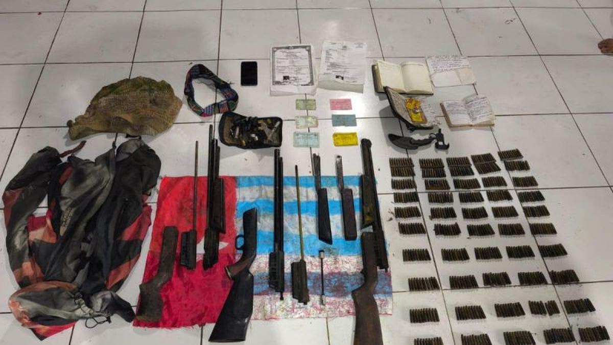 Gerebek Sarang KKB di Intan Jaya, Satgas Damai Cartenz Sita 559 Selongsong Peluru