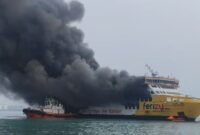 Insiden Kebakaran KMP Batumandi di Merak, Seluruh Awak dan Penumpang Berhasil Diselamatkan