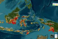 Kondisi Terkini Titik Panas Karhutla di Wilayah Sumatra dan Kalimantan