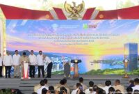 Prabowo Resmikan Proyek Hilirisasi Senilai Rp121 Triliun di Maluku Utara