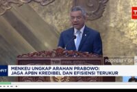 Prabowo Terima Laporan Pengesahan RAPBN 2027 dari Menkeu Suahasil Nazara