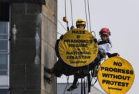 Usai 8 Jam Diperiksa di Polda Metro Jaya, 6 Aktivis Greenpeace Akhirnya Dipulangkan